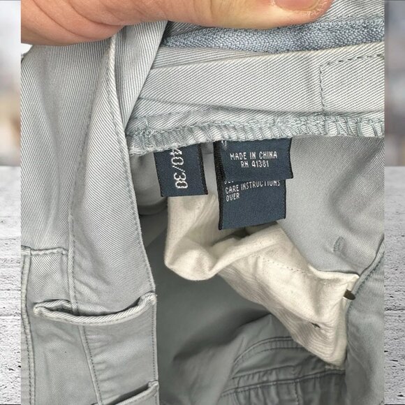 Polo Ralph Lauren Mens Varick slim straight size 40 x 30 Light Blue Denim Rare - Picture 6 of 10